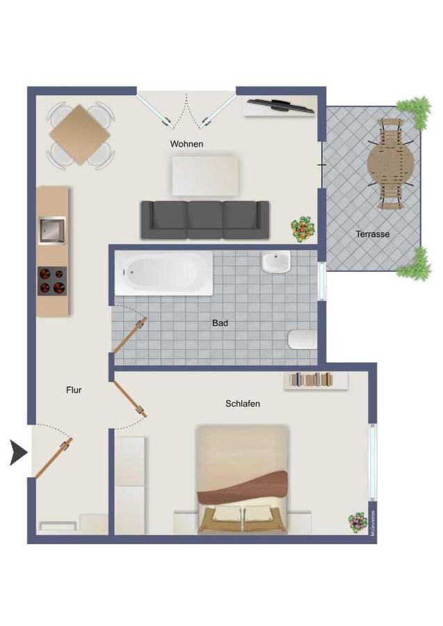 Villa Maria Gabriele Whg 02 Stubbenfelde Екстериор снимка